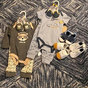 Baby Boy Outfit & Shoe Bundle